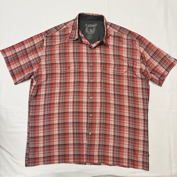 Kuhl Other - Kuhl Men's 2XL Shirt Button Up Short Sleeve Metal Buttons Born In The Mountains
